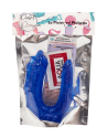 Double Dong Flexible Bleu Pocket Pleasure  1 dosette de lubrifiant