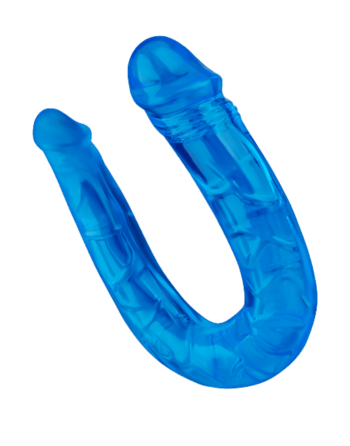 Double Dong Flexible Bleu Pocket Pleasure  1 dosette de lubrifiant