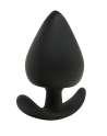 Plug Anal Silicone Noir XS Pocket Pleasure  1 dosette de lubrifiant