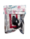 Plug Anal Silicone Noir XS Pocket Pleasure  1 dosette de lubrifiant