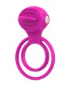 Anneau vibrant 1 seul mode de vibration très extensible rose Pocket Pleasure  1 dosette de lubrifiant