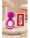 Anneau vibrant 1 seul mode de vibration très extensible rose Pocket Pleasure  1 dosette de lubrifiant