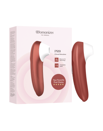 Stimulateur clitoridien sans contact  Pro rouge 11 intensités – Womanizer