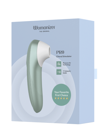Stimulateur clitoridien sans contact  Pro turquoise 11 intensités – Womanizer