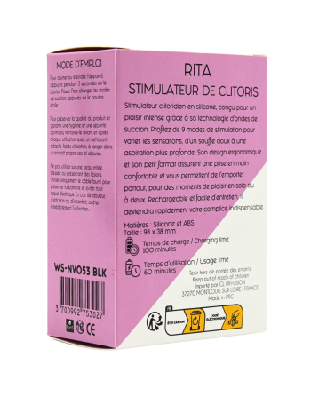 RITA – Stimulateur Clitoridien à Ondes de Succion