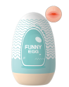 Gaine Masturbatrice Réutilisable FUNNY EGG – Design Réaliste Bouche