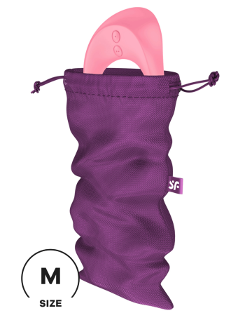 Sac de rangement sextoys violet taille M Treasure Bag Satisfyer