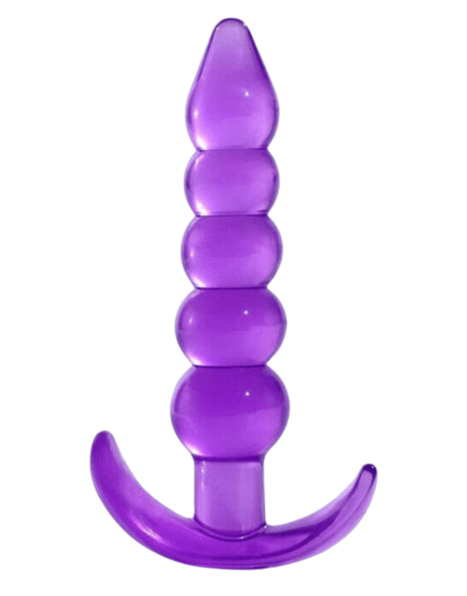 Plug Anal Jelly 5 Boules Pocket Pleasure  1 dosette lubrifiant