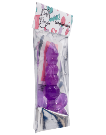 Plug Anal Jelly 5 Boules Pocket Pleasure  1 dosette lubrifiant