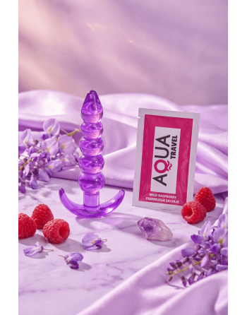 Plug Anal Jelly 5 Boules Pocket Pleasure  1 dosette lubrifiant