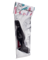Plug Anal Noir en Silicone M avec Ventouse Taille M 11,3 cm Pocket Pleasure  1 dosette de lubrifiant