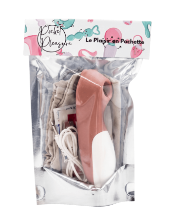 Stimulateur de clitoris Teddy Bear Pocket Pleasure  1 dosette de lubrifiant