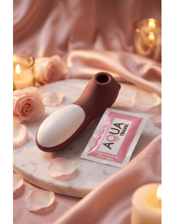 Stimulateur de clitoris Teddy Bear Pocket Pleasure  1 dosette de lubrifiant