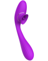 Stimulateur Clitoridien avec langue  Vibromasseur Point G 2-en-1 DISA Violet Cœur Ardent