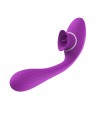 Stimulateur Clitoridien avec langue  Vibromasseur Point G 2-en-1 DISA Violet Cœur Ardent