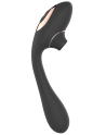Stimulateur Clitoridien  Vibromasseur Point G 2-en-1 DINA Noir