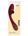 Stimulateur Clitoridien  Vibromasseur Point G 2-en-1 DINA Bordeaux