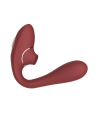 Stimulateur Clitoridien  Vibromasseur Point G 2-en-1 DINA Bordeaux