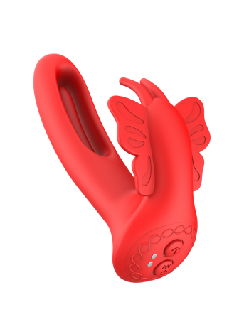 Vibromasseur FLY PULSE Papillon à Double Action Télécommandé