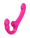 Vibromasseur ROSEA Strap-on Triple Action Télécommandé