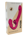 Vibromasseur ROSEA Strap-on Triple Action Télécommandé