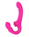 Vibromasseur ROSEA Strap-on Triple Action Télécommandé