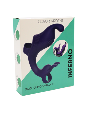 Doigt Vibrant à Double Moteur INFERNO