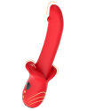 Vibromasseur Rouge Ultra-Souple KISS