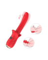 Vibromasseur Rouge Ultra-Souple KISS