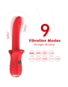 Vibromasseur Rouge Ultra-Souple KISS