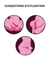 Vibromasseur Rouge Ultra-Souple KISS