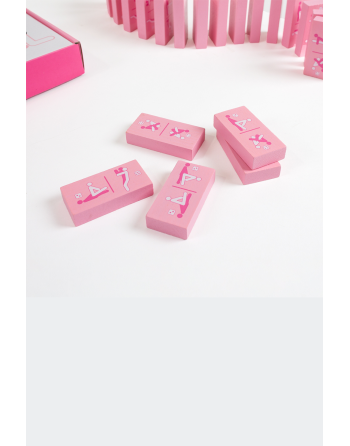 Jeu en bois DOMINO coquin 