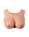 Buste seins réaliste couleur peau claire Taille XL Bonnet G 