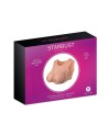 Buste seins réaliste couleur peau claire Taille M Bonnet D 