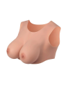 Buste seins réaliste couleur peau claire Taille M Bonnet D 