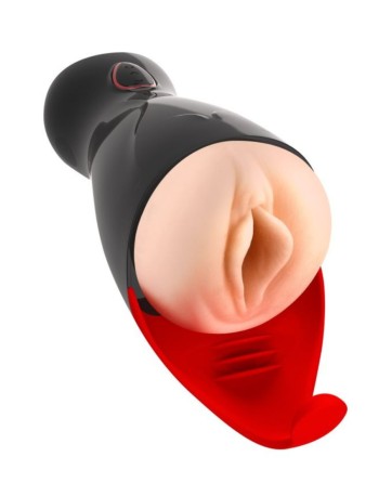 Masturbateur luxe 3D sensitive avec stimulateur de périnée 