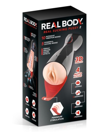 Masturbateur luxe 3D sensitive avec stimulateur de périnée 