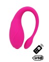 TANDEM Rose, stimulateur pour couple USB avec télécommande en silicone médical