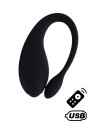 TANDEM Noir, stimulateur pour couple USB avec télécommande en silicone médical