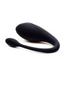 TANDEM Noir, stimulateur pour couple USB avec télécommande en silicone médical