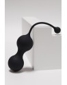 MINA Noir, Boules de Geisha en silicone médical USB avec télécommande