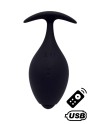 BABA, Plug vibrant anal noir USB, avec télécommande