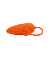 CARROT, Un Œuf vibrant avec télécommande, couleur et forme Carotte en silicone médical