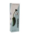 PIMENTO, Un Œuf vibrant avec télécommande, couleur et forme Piment en silicone médical