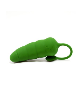 PIMENTO, Un Œuf vibrant avec télécommande, couleur et forme Piment en silicone médical