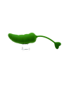 PIMENTO, Un Œuf vibrant avec télécommande, couleur et forme Piment en silicone médical