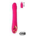 TWIST Rose, Vibromasseur va-et-vient USB en silicone médical, doté de 18 modes de stimulation