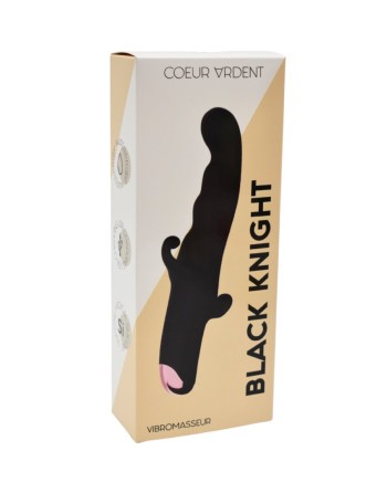 BLACK KNIGHT, Vibromasseur Point G USB en silicone médical doux, doté de 10 modes de vibration