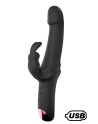 PLAYER, Vibromasseur Rabbit USB, silicone médical doux et lisse, doté de 10 modes de vibration