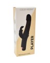 PLAYER, Vibromasseur Rabbit USB, silicone médical doux et lisse, doté de 10 modes de vibration